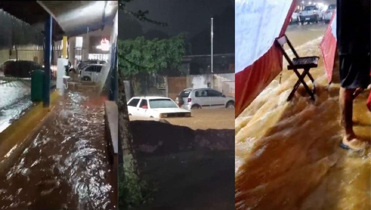 Temporal Deixa Pessoas Ilhadas Com Rcios Alagados E Carros Submersos