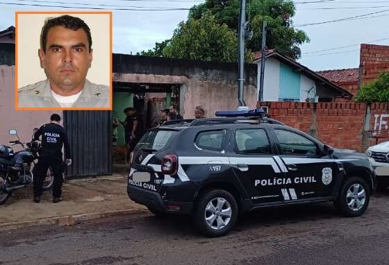 No detalhe, o sargento da PM Djalma Aparecida da Silva, morto por criminosos em janeiro deste ano.