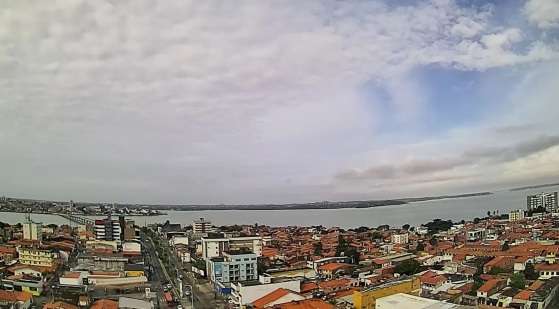 Céu da capital, São Luís, amanheceu parcialmente encoberto nesta sexta-feira (10).