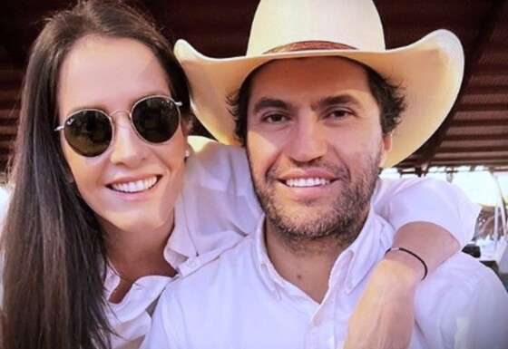 O casal Amália Barros e Thiago Boava.