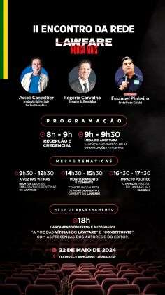 Emanuel Pinheiro participa de debate sobre “Lawfare” em Brasília