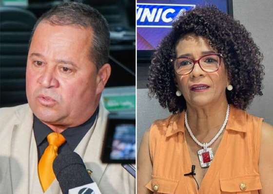 Os vereadores por Cuiabá, Sargento Vidal e Edna Sampaio. 