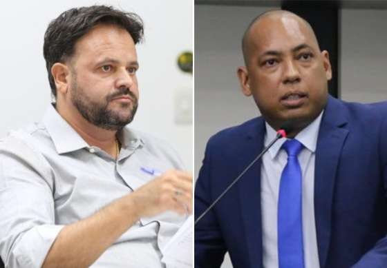 O ex-deputado estadual Delegado Claudinei (PL) e o deputado estadual Juca do Guaraná Filho (MDB).