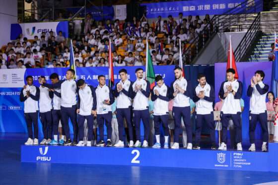 Mato Grosso é vice-campeão Mundial Universitário de Futsal na China.