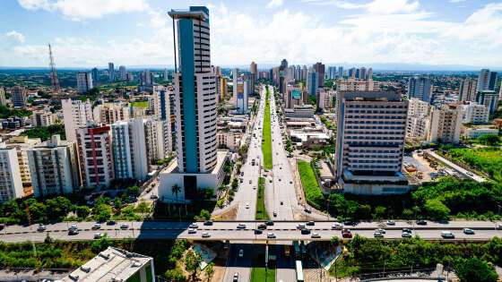 Vista aérea de Cuiabá, capital de Mato Grosso