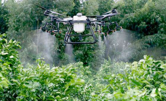 Versatilidade levou drones a se tornarem bastante utilizado na pulverização de lavouras e plantios.