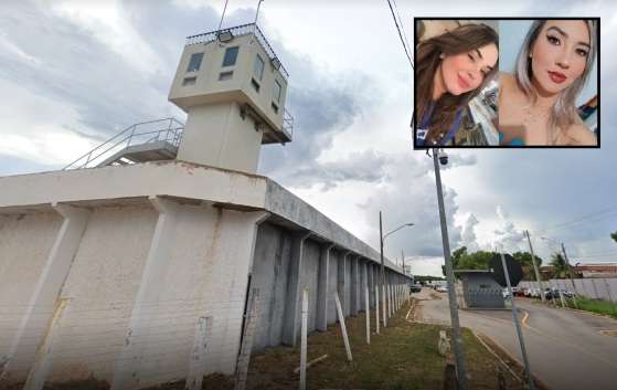 No detalhe, as irmãs das irmãs Rayane e Rithiele Alves Porto, mortas por um grupo de faccionados do Comando Vermelho, no oeste de MT do estado.