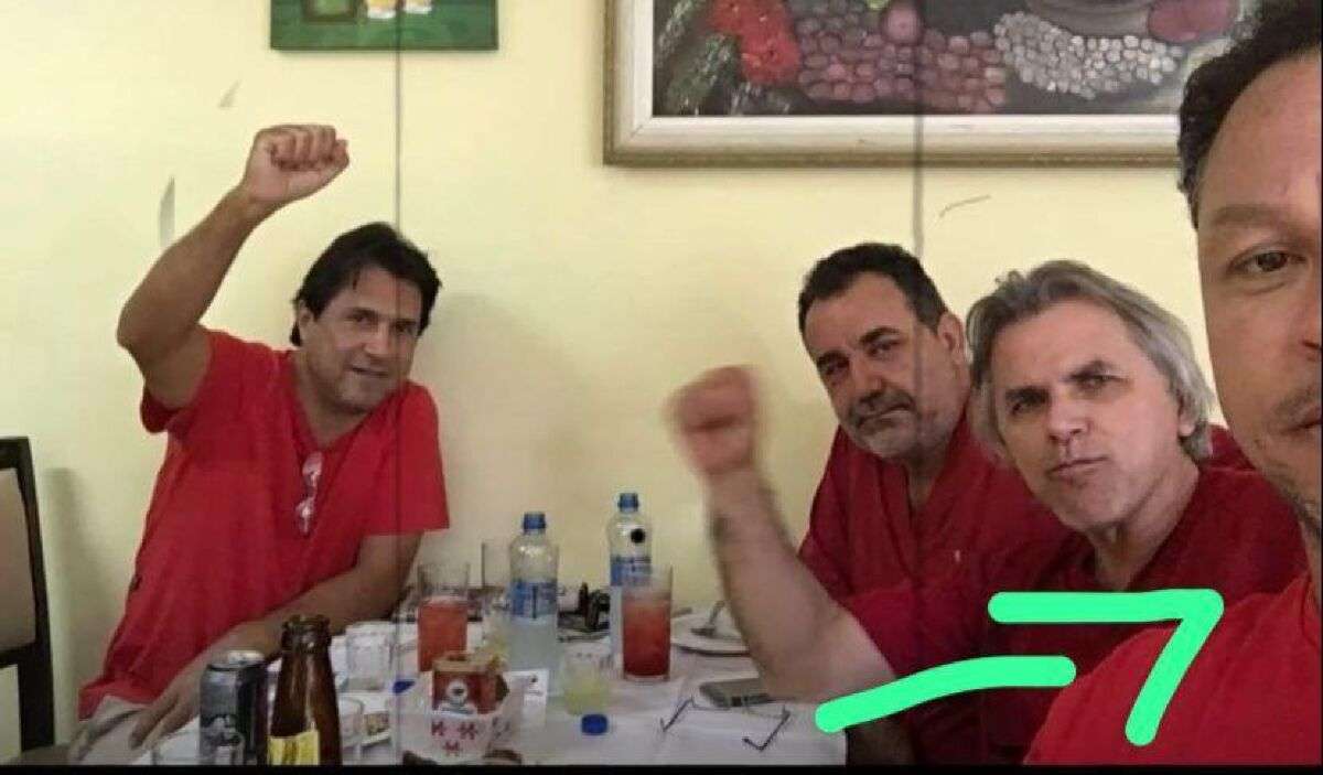 FOTO DE CLAUDIO FERREIRA COM JUCA LEMOS PETISTA