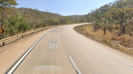 Trecho da Serra de São Vicente, na BR-364, uma das rotas alternativas para Chapada dos Guimarães
