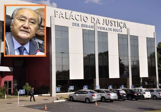 No detalhe, o desembargador Pedro Sakamoto, que se aposentará da magistratura em novembro deste ano.