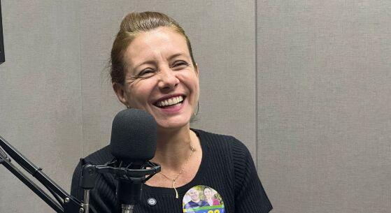 A prefeita de Várzea Grande, Flávia Moretti.