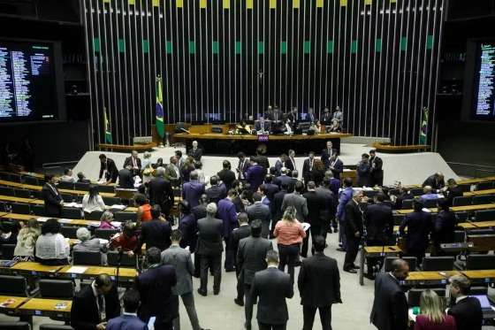 Plenário da Câmara dos Deputados, em Brasília.