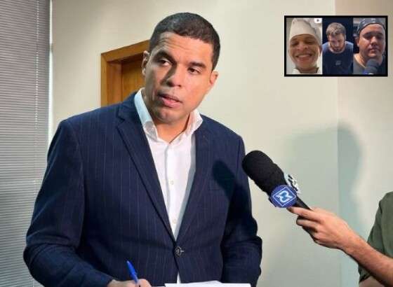 Ao centro, o promotor de Justiça do MPMT, Rinaldo Segundo.