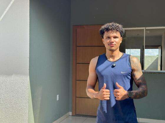 Marcelo Cunha recebeu as chaves do sua casa própria, localizado no residencial Maranhão.