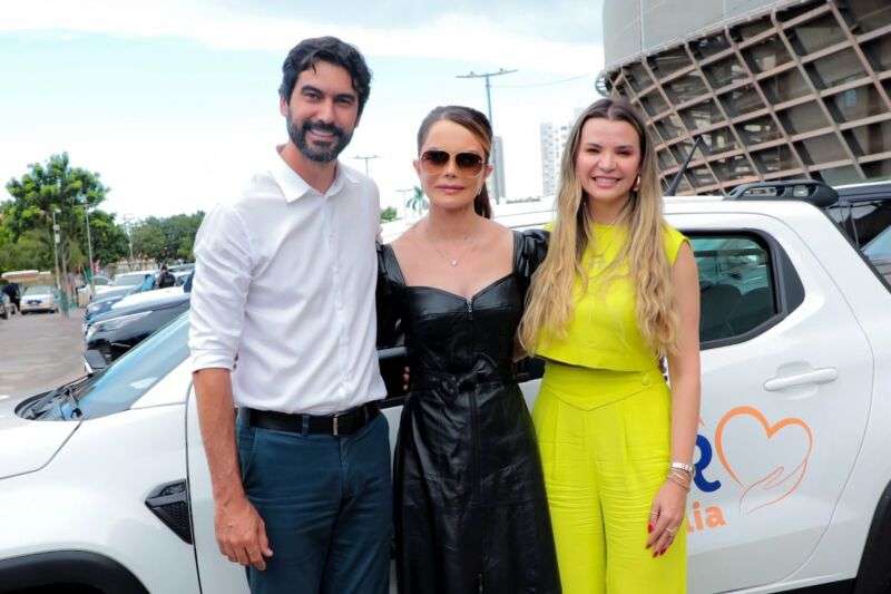 Virginia Mendes e o produtor de eventos Edson Guilherme