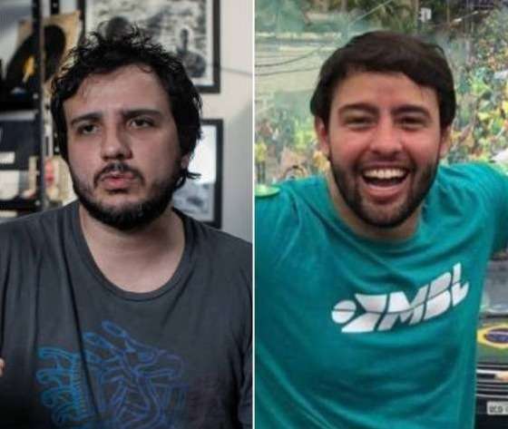 O fundador do MBL, Renan Santos e o ex-deputado estadual por MT, Ulysses Moraes.