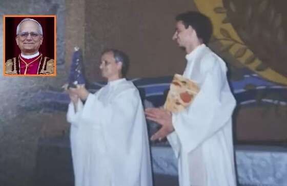 Robert Francis Prevost, o papa Leão XIV, quando esteve em Rolândia, no Paraná. Foto do início dos anos 2000.