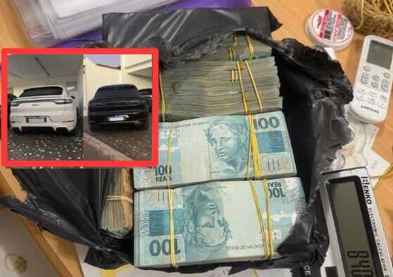 operação sisamnes maços de dinheiro e carros de luxo porsche