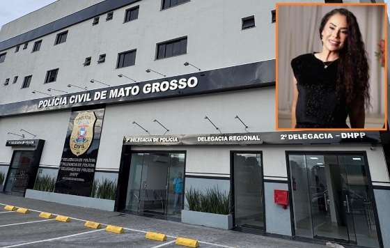 No detalhe, a empresária Julinere Goulart, apontada como mandante do assassinato de Renato Nery.