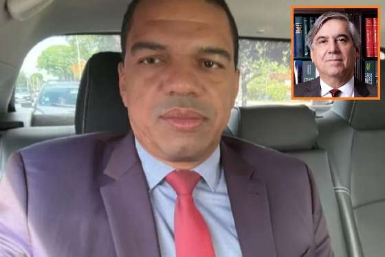 O lobista Andreson Gonçalves e seu novo advogado, Eugênio Pacelli (detalhe).