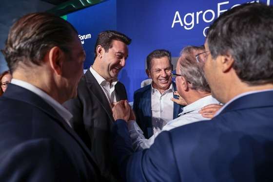 RATINHO JUNIOR E MAURO MENDES NO AGROFÓRUM
