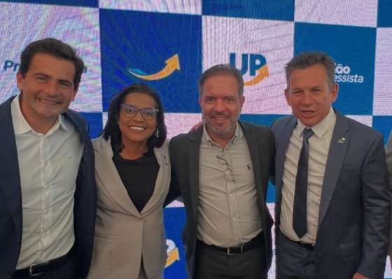 Fábio Garcia, Gisela Simona, Paulo Araújo e Mauro Mendes estiveram no encontro