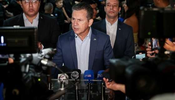mauro mendes em coletiva