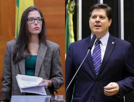 Janaina Riva e Baleia Rossi, lideranças do MDB