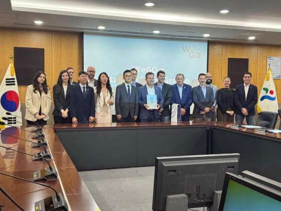 MAURO MENDES NA COREIA PARCERIA COM WEGO