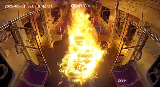 VÍDEO: homem incendeia vagão lotado no metrô na Coreia do Sul