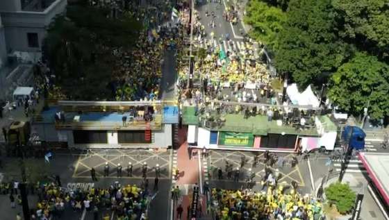 evento pró-bolsonaro na paulista esvaziado