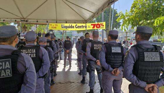 policiais liquida centro